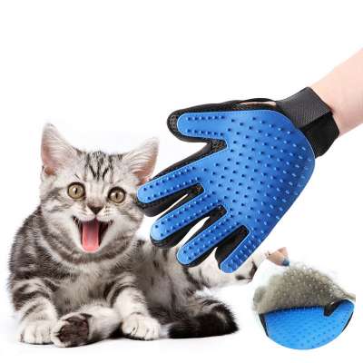 Dog Pet Grooming Brush Bath Gloves Dog Hair Remover Massage