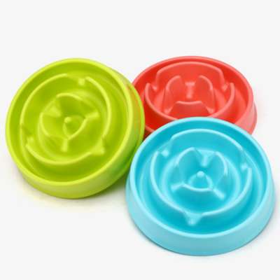 Wholesale ABS plastic Feeding Custom Food Slow Eat Pet Feeder Dog Bowl