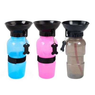 500ml Animal Feeding Drinking Cup Bowl Pet Water Dispenser Dog Water Bottle