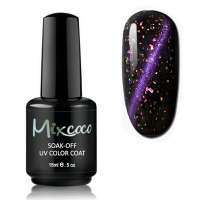 Mixcoco Factory Newest Galaxy cat eye Gel Polish soak off chameleon  uv gel  polish for nails