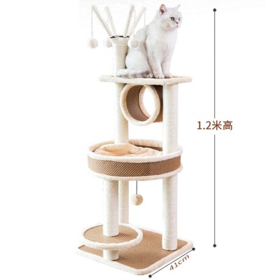 Wholesale Nature Sisal High Quality Pet Products Luxury cactus cat tree