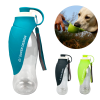 600ml Soft Leaf Design Travelling Silicone Portable Water Bottle for Dogs